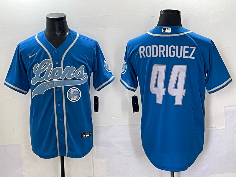 Men 2025 Detroit Lions #44 Rodriguez blue 2025 Nike Limited NFL Jersey 003->detroit lions->NFL Jersey